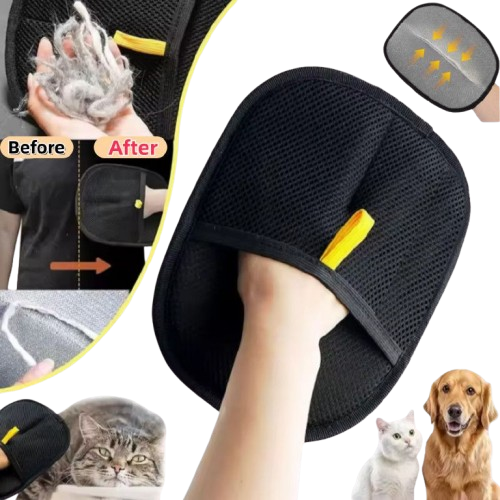 Pet Fur Remover Glove – Reusable Grooming Glove for Cats & Dogs (Pack of 1)