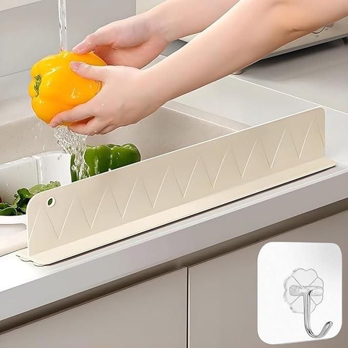Silicone Sink Splash Guard (Pack of 2) for Kitchen & Bathroom Sinks