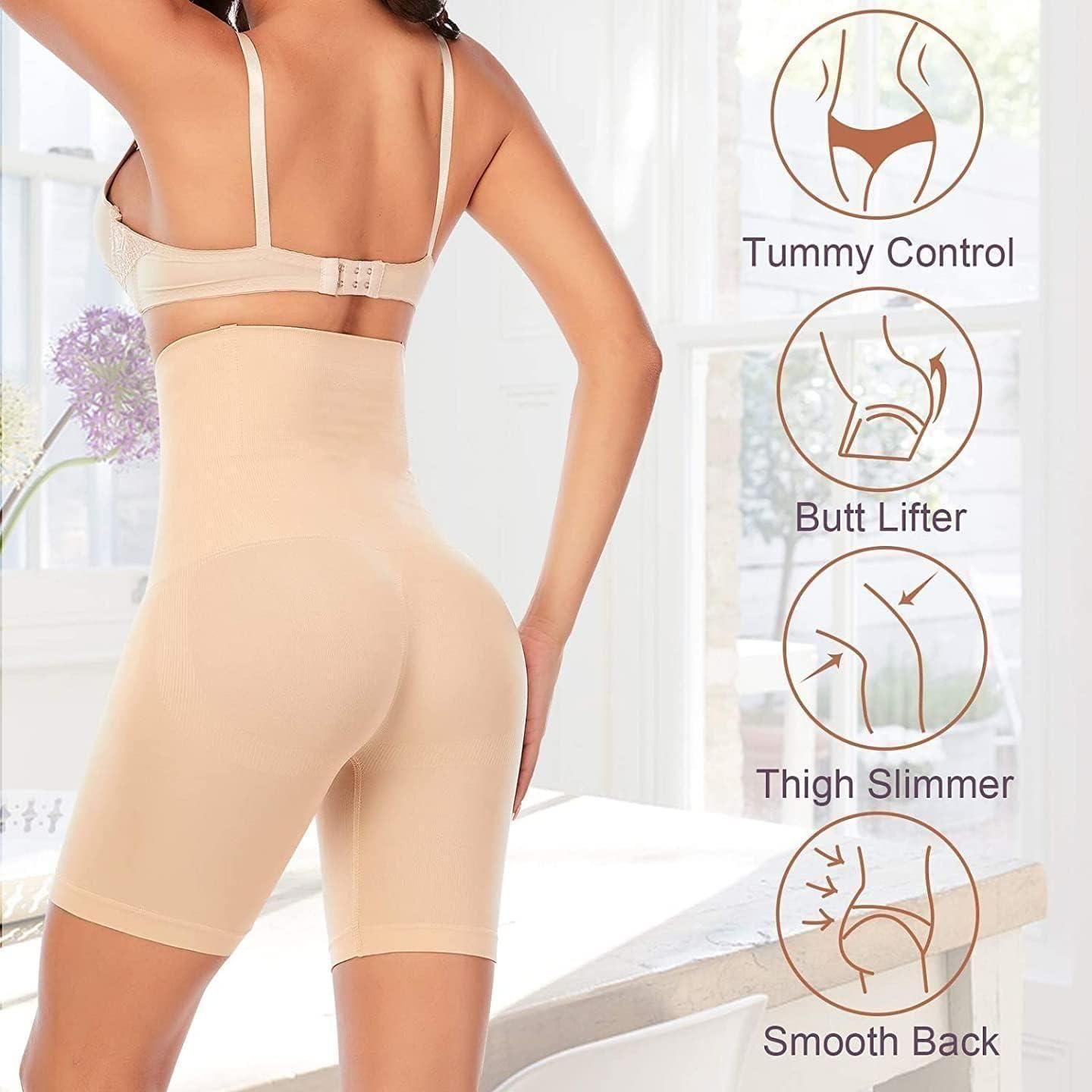 👗 4-in-1 Seamless Body Shaper (Tummy, Back, Thighs &amp; Hips)