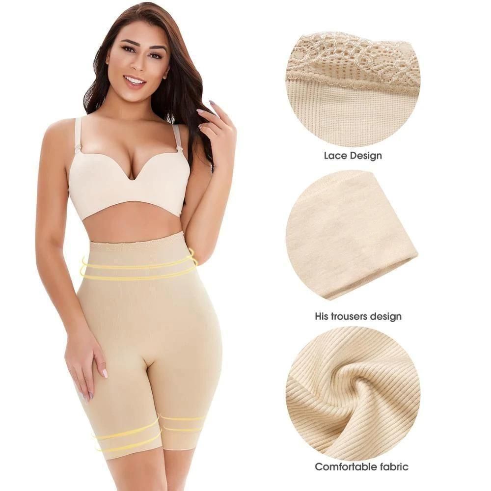 👗 4-in-1 Seamless Body Shaper (Tummy, Back, Thighs &amp; Hips)