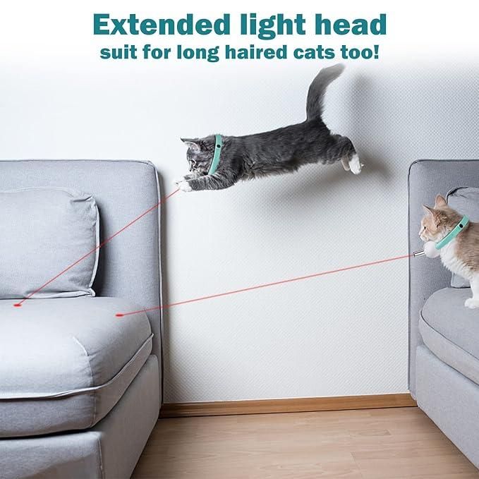 Pet Laser Collar: Interactive Self-Teasing Toy for Cats & Dogs