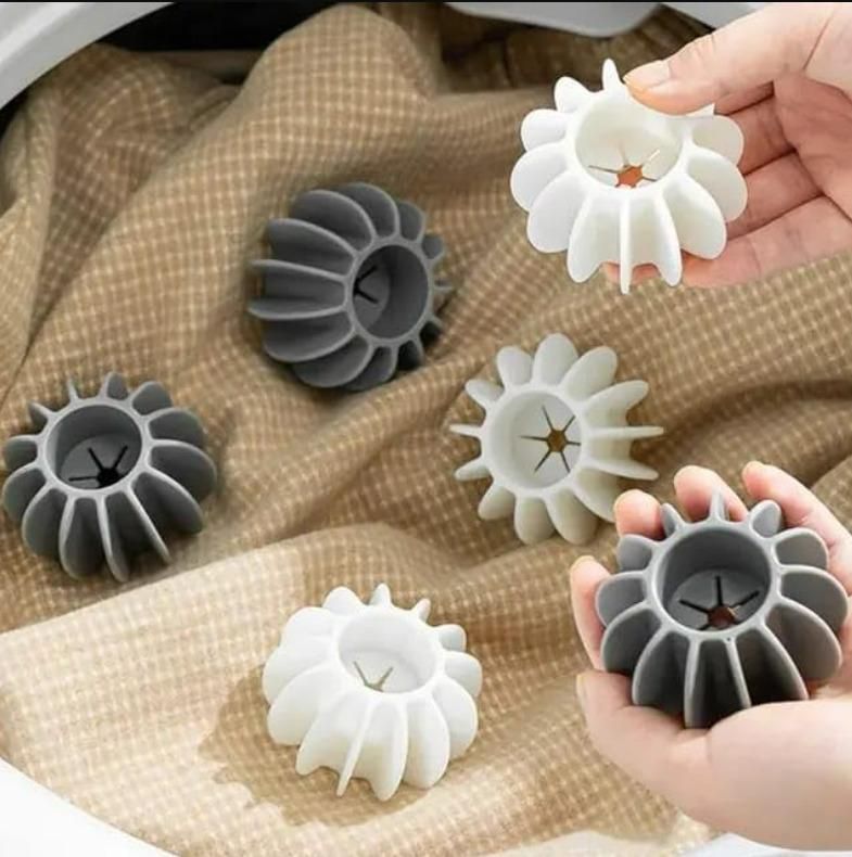 🧺 5 Pcs Washing Machine Laundry Balls Cleaner Clothes. Less Tangling. Better Wash.