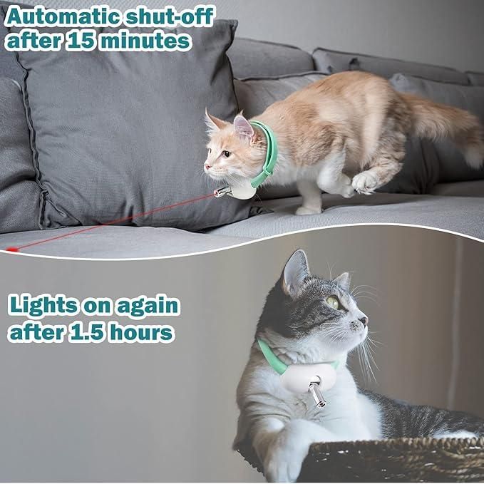 Pet Laser Collar: Interactive Self-Teasing Toy for Cats & Dogs