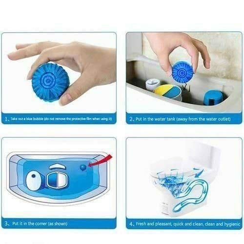 Automatic Toilet Cleaning &amp; Deodoriser Tablets (Pack of 10, 20 ,30)